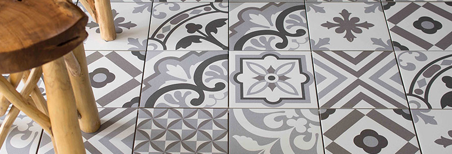 carrelage style carreaux de ciment anciens